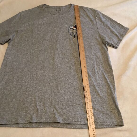 Croft & Barrow Men's  T-Shirt Modern Fit Pullover Graphic Big Fish Top sz XL NEW - Picture 6 of 9